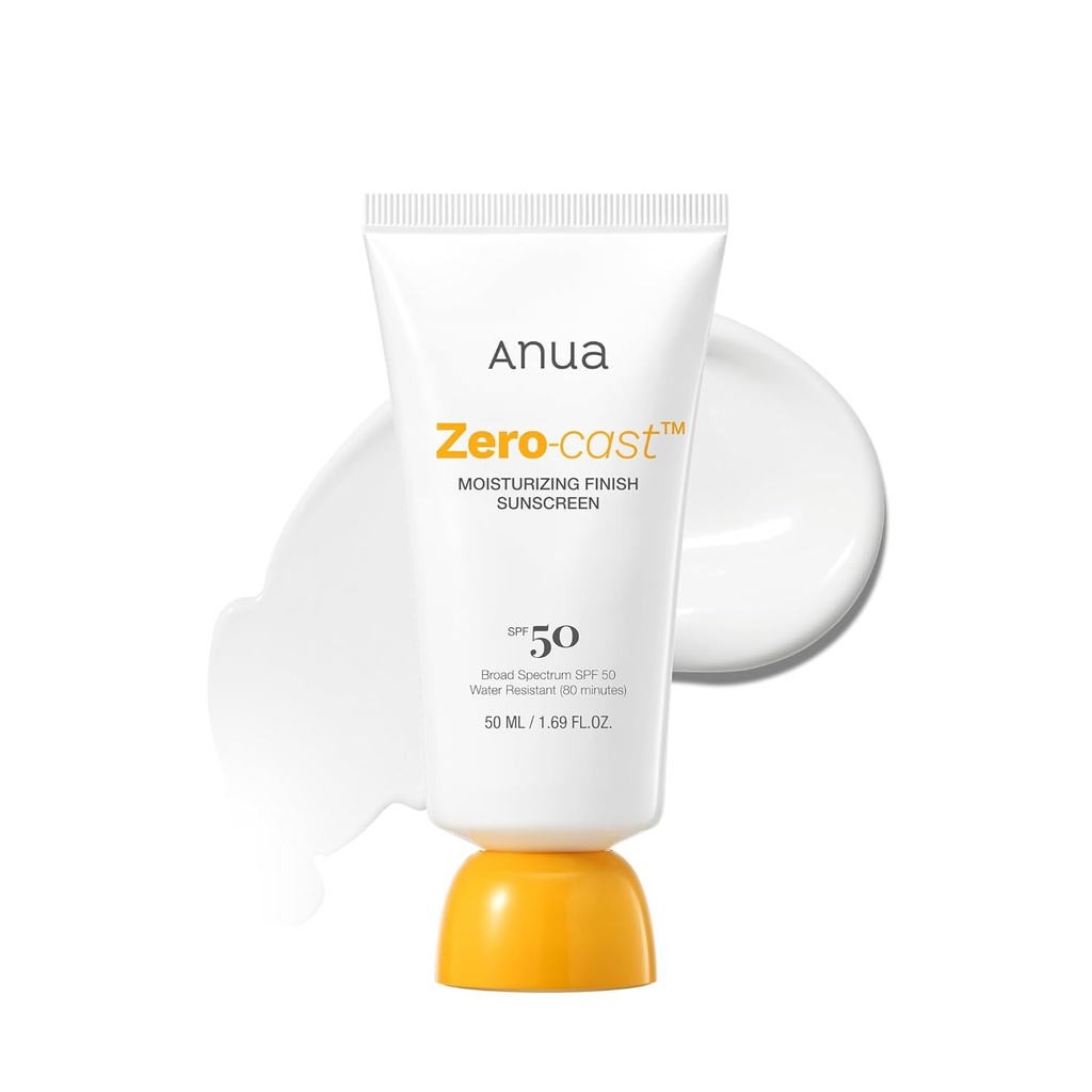 ANUA Zero ES Sunscreen SPF 50+ | Korean Sunscreen No White Cast