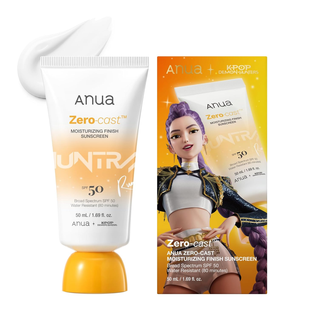 ANUA Zero ES Sunscreen SPF 50+ | Korean Sunscreen No White Cast