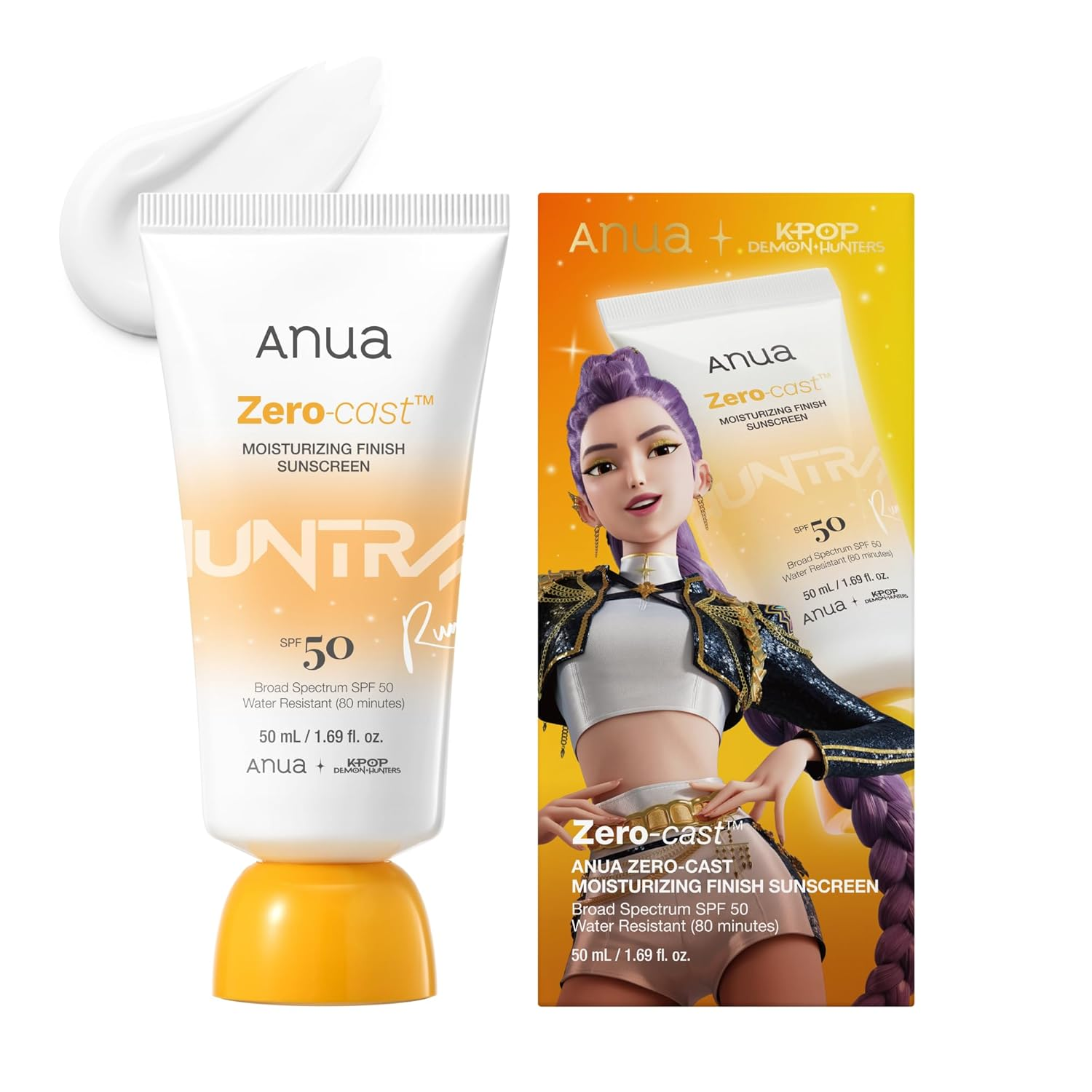 ANUA Zero ES Sunscreen SPF 50+ | Korean Sunscreen No White Cast